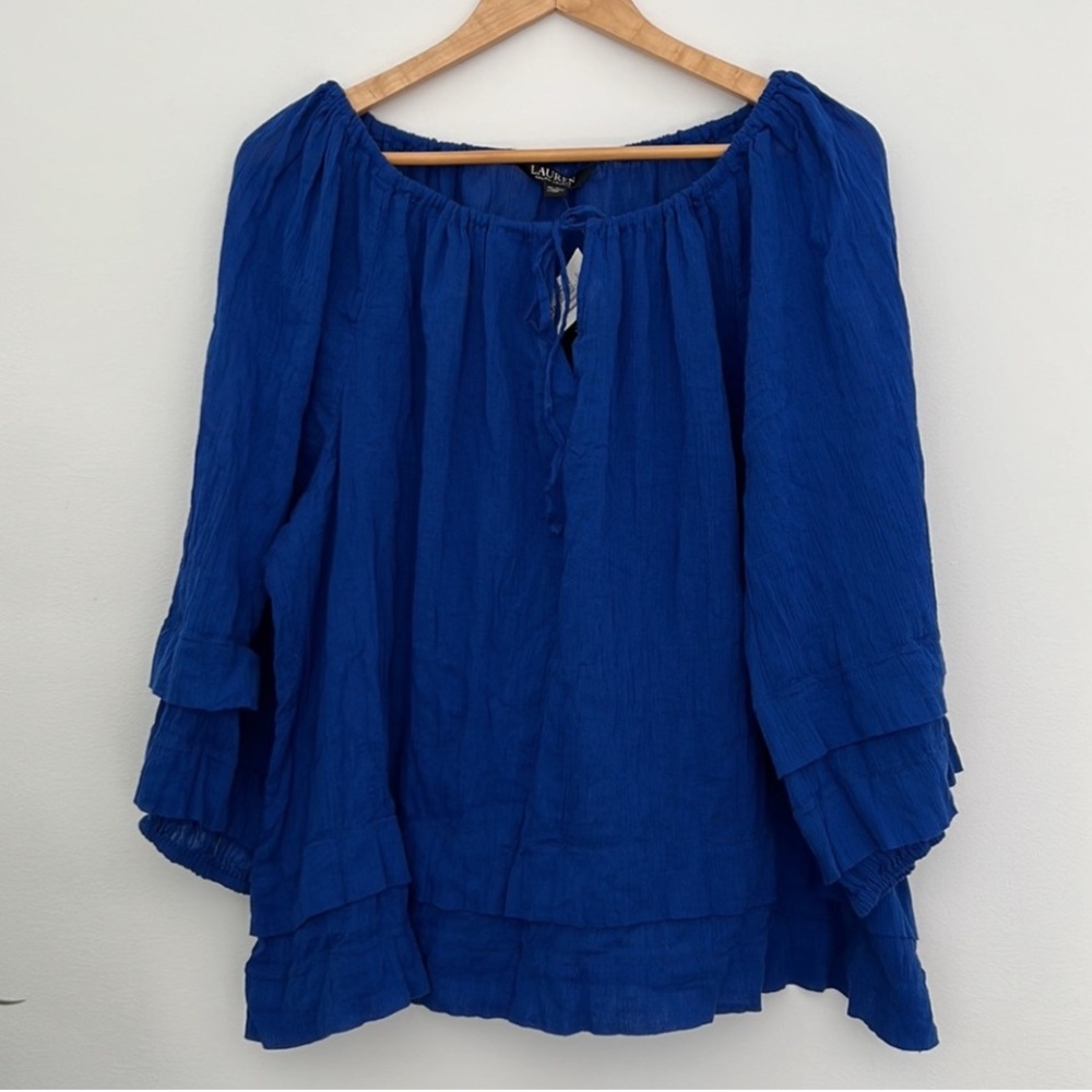 Lauren Ralph Lauren Blue Women's Top